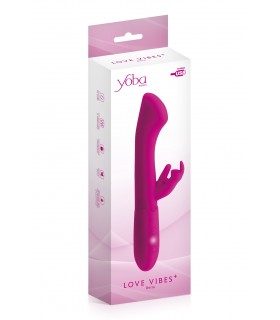 VIBRADOR C/ ESTIMULADOR RABBIT BELLA RECARGABLE