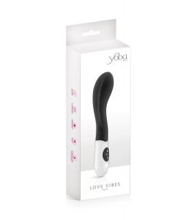 VIBRATEUR SILICONE G-SPOT YSALIS NOIR