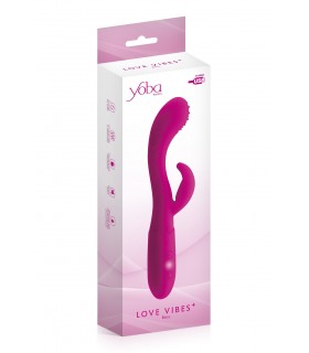 VIBRADOR C/ ESTIMULADOR RABBIT BESS RECARGABLE