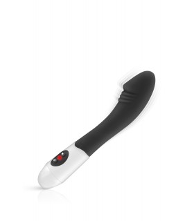 VIBRATORE IN SILICONE PUNTO G AELA NERO