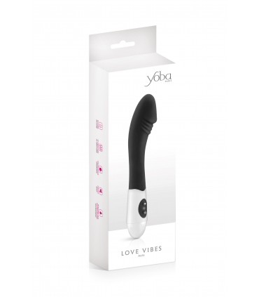 VIBRATEUR SILICONE G-SPOT AELA NOIR