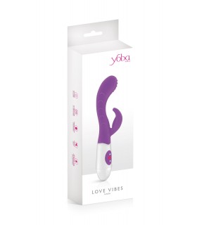 VIBRADOR SILICONA RABBIT LEOLA NEGRO