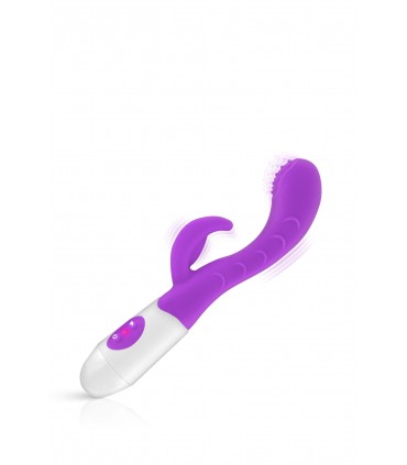 RABBIT LEOLA SCHWARZER SILIKON-VIBRATOR