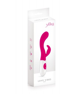 VIBRATORE IN SILICONE ROSA CONIGLIO LEOLA