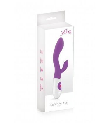 VIBRATORE SILICONE VIOLA RABBIT NAYA