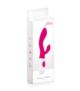 VIBRATEUR EN SILICONE RABBIT NAYA ROSE