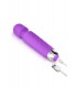 VIBRATEUR LOVE WAND EN SILICONE RECHARGEABLE VIOLET