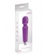PURPLE RECHARGEABLE SILICONE LOVE WAND VIBRATOR