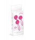 YOBA SET 2 BALLES CHINOIS EN SILICONE ROSE