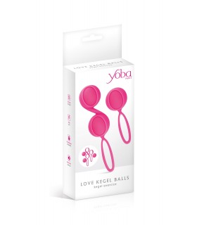 YOBA SET 2 PINK SILICONE CHINESE BALLS