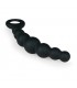 ANAL STRIP GRIP RING AND BEADS BLACK