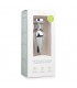 PLUG METALICO N11 CON PIEDRA TRANSPARENTE PLATEADO