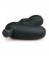 PLUG VIBRADOR NEGRO C/ ESTIMULADOR PERINEAL