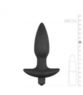 PLUG VIBRADOR ANCLA NEGRO 