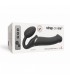 DOUBLE VIBR USB HARNESS FLEXIBLE SILICONE W/ BLACK CONTROLLER L