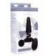 PLUG VIBRADOR USB SILICONA C/BOLAS GIRATORIAS Y MANDO