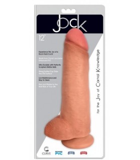 DILDO PENIS WITH FLESH TESTICLES 30"50 CM