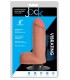 PENE VIBRATORE CON TESTICOLI CARNE 15"24 CM