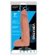 PENE VIBRADOR C/ TESTÍCULOS FLESH 22"86 CM