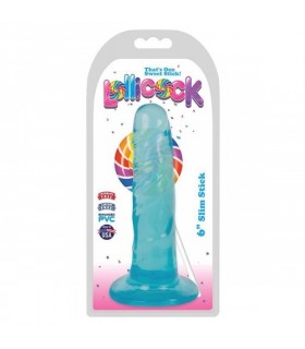 DILDO SLIM STICK BERRY 15"24 CM