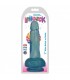 DILDO WITH TESTICLES SLIM STICK BERRY 17"78 CM