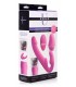 HARNAIS GONFLABLE POUR FEMME VIBRATEUR USB AVEC COMMANDE ROSE