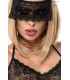 CR3882 SET CORPO NERO CON GUANTI E MASCHERA S/M