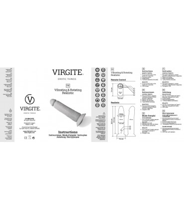 VIBRATORE E ROTATORE REALISTICI "R8" 21CM CON TELECOMANDO