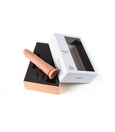 VIBRATORE E ROTATORE REALISTICI "R8" 21CM CON TELECOMANDO