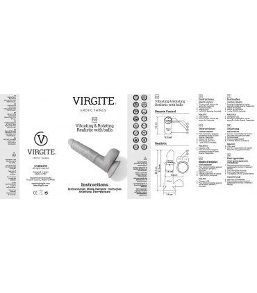 VIBRATORE E ROTATORE REALISTICI "R10" 21CM CON TELECOMANDO