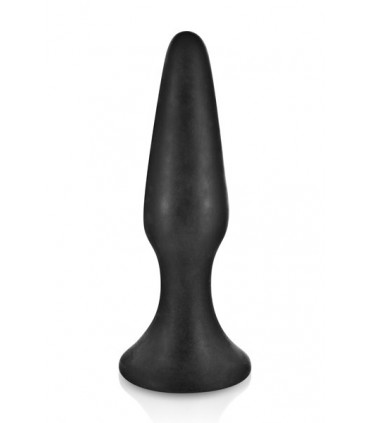 PLUG SILICONA GLAMY MEDIANO NEGRO