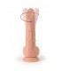 VIBRADOR Y ROTADOR REALÍSTICO "R10" 21CM C/ CONTROL REMOTO