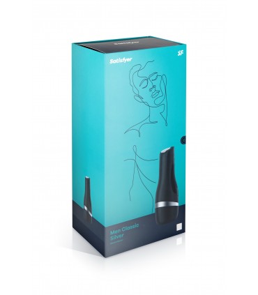 SATISFYER MASTURBADOR UOMO CLASSICO ARGENTO