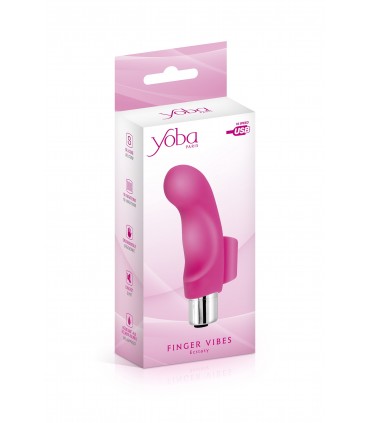 USB SILICONE VIBRATOR FINGER ECSTASY
