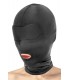 SPANDEX-MASKE 1 SCHWARZE ÖFFNUNG