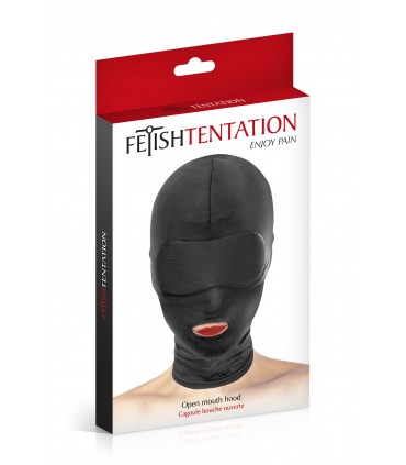 MASCHERA IN SPANDEX 1 APERTURA NERA
