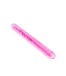 DOUBLE DILDO ROSE 34 CM