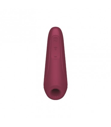 SATISFYER CURVY SUCKER 1+ APP BURGUNDY
