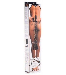 KIT CON DIADEMA Y COLA PLUG ROTADOR/VIBRADOR LEOPARDO