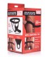 IMBRACATURA STRAP-ON CAVA IN SILICONE NERO 25"65 CM