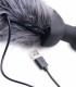 SPINA A CODA DEL VIBRATORE USB GREY FOX CON TELECOMANDO