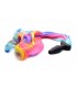 PONY TAIL PLUG RAINBOW SILICONE