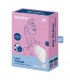 SATISFYER SUCTIONER LOVE TRIANGLE APP BLANC