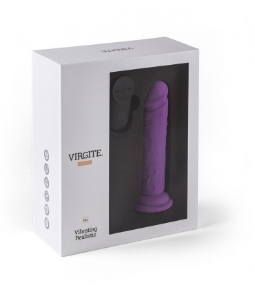VIBRATORE REALISTICO "R11" VIOLA 14,4 CM CON TELECOMANDO