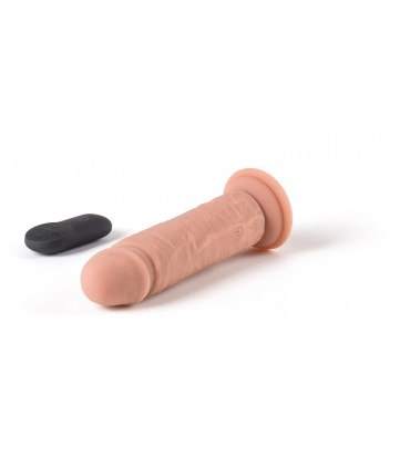 VIBRATORE REALISTICO "R11" FLESH 14,4 CM CON TELECOMANDO