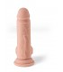 VIBRADOR REALÍSTICO "R12" FLESH 14,4CM C/ CONTROL REMOTO