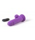 VIBRADOR REALÍSTICO "R12" MORADO 14,4CM C/ CONTROL REMOTO