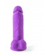 VIBRADOR REALÍSTICO "R12" MORADO 14,4CM C/ CONTROL REMOTO