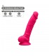 SILEXD SILICONE DILDO MODEL 1 7" PINK