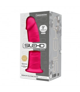 SILEXD SILICONE DILDO MODÈLE 2 9" ROSE